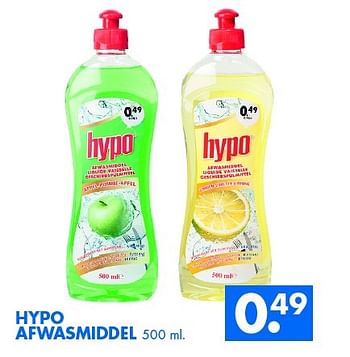 Aanbiedingen Hypo afwasmiddel - Hypo - Geldig van 14/03/2015 tot 21/03/2015 bij Zeeman