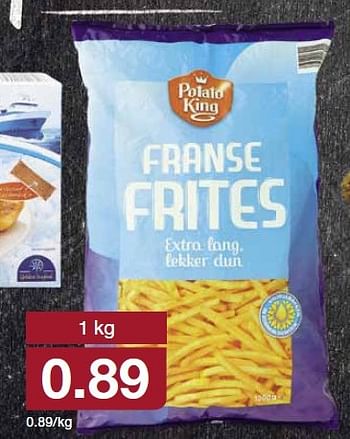 Aanbiedingen Franse frites - Potato King - Geldig van 11/03/2015 tot 17/03/2015 bij Aldi