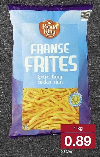 Aanbiedingen Franse frites - Potato King - Geldig van 11/03/2015 tot 17/03/2015 bij Aldi
