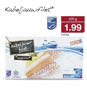 Aanbiedingen Kabeljauwfilet - Huismerk - Aldi - Geldig van 11/03/2015 tot 17/03/2015 bij Aldi