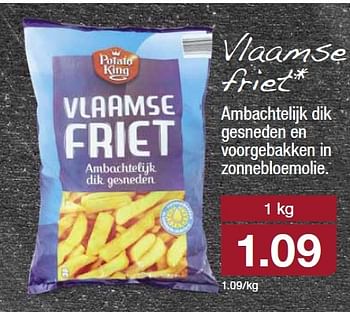 Aanbiedingen Vlaamse friet - Potato King - Geldig van 11/03/2015 tot 17/03/2015 bij Aldi