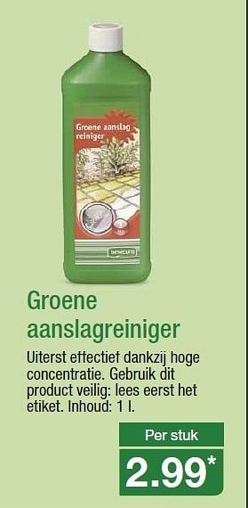 Aanbiedingen Groene aanslagreiniger - Huismerk - Aldi - Geldig van 11/03/2015 tot 17/03/2015 bij Aldi