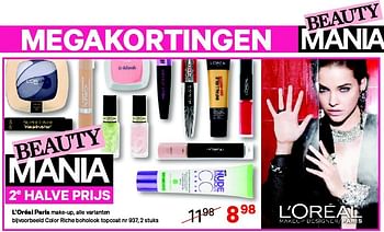 Aanbiedingen L`oréal paris make-up - L'Oreal Paris - Geldig van 09/03/2015 tot 22/03/2015 bij Etos