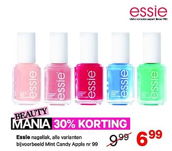 Aanbiedingen Essie nagellak - Essie - Geldig van 09/03/2015 tot 22/03/2015 bij Etos