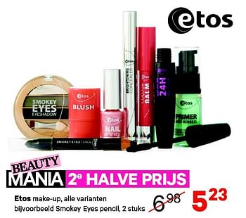 Aanbiedingen Etos make-up - Huismerk - Etos - Geldig van 09/03/2015 tot 22/03/2015 bij Etos