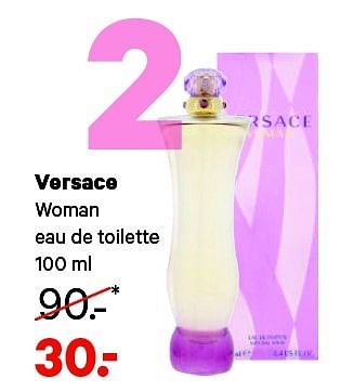 Aanbiedingen Versace woman eau de toilette - Versace - Geldig van 09/03/2015 tot 22/03/2015 bij Etos