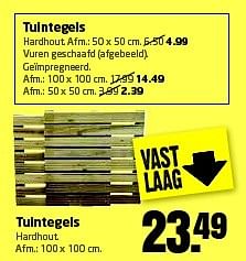 Aanbiedingen Tuintegels - Huismerk - Formido - Geldig van 09/03/2015 tot 22/03/2015 bij Formido