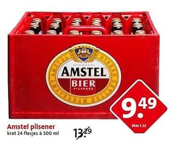 Aanbiedingen Amstel pilsener - Amstel - Geldig van 16/03/2015 tot 17/03/2015 bij C1000