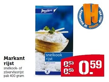 Aanbiedingen Markant rijst snelkook- of zilvervliesrijst - Markant - Geldig van 15/03/2015 tot 21/03/2015 bij Coop