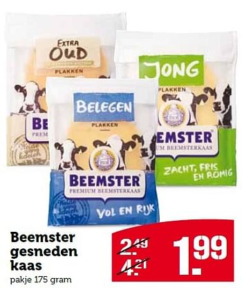 Aanbiedingen Beemster gesneden kaas - Beemster - Geldig van 15/03/2015 tot 21/03/2015 bij Coop