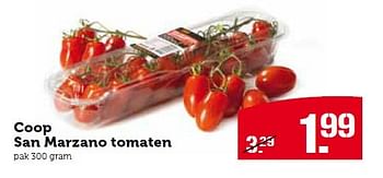 Aanbiedingen Coop san marzano tomaten - Huismerk - Coop - Geldig van 15/03/2015 tot 21/03/2015 bij Coop