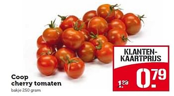 Aanbiedingen Coop cherry tomaten - Huismerk - Coop - Geldig van 15/03/2015 tot 21/03/2015 bij Coop