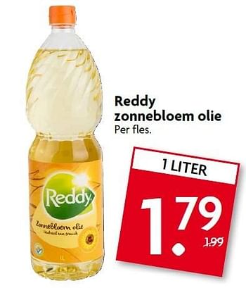 Aanbiedingen Reddy zonnebloem olie - Reddy - Geldig van 15/03/2015 tot 21/03/2015 bij Deka Markt