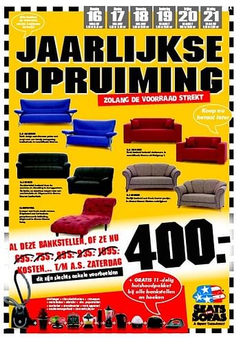 Aanbiedingen 3+2 armour - Huismerk - Seats and Sofas - Geldig van 16/03/2015 tot 21/03/2015 bij Seats and Sofas
