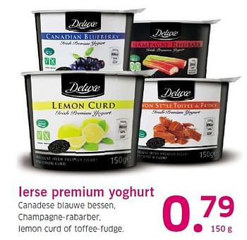 Aanbiedingen Ierse premium yoghurt - Deluxe - Geldig van 16/03/2015 tot 22/03/2015 bij Lidl