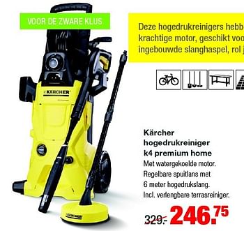 Aanbiedingen Kärcher hogedrukreiniger k4 premium home - Kärcher - Geldig van 16/03/2015 tot 22/03/2015 bij Praxis