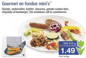 Aanbiedingen Gourmet en fondue mini`s - Huismerk - Aldi - Geldig van 18/03/2015 tot 24/03/2015 bij Aldi