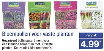 Aanbiedingen Bloembollen voor vaste planten - Garden Premium - Geldig van 18/03/2015 tot 24/03/2015 bij Aldi