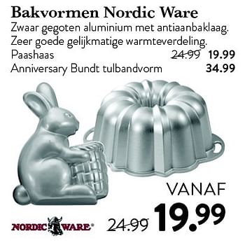 Aanbiedingen Bakvormen nordic ware - Nordic ware - Geldig van 13/03/2015 tot 05/04/2015 bij Cook & Co