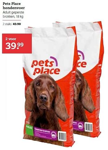 Aanbiedingen Pets place hondenvoer - Huismerk - Pets Place - Geldig van 16/03/2015 tot 29/03/2015 bij Pets Place