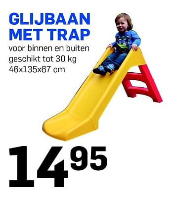 Aanbiedingen Glijbaan met trap - Huismerk - Action - Geldig van 18/03/2015 tot 24/03/2015 bij Action