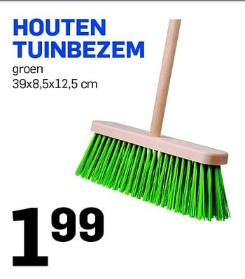 Aanbiedingen Houten tuinbezem - Huismerk - Action - Geldig van 18/03/2015 tot 24/03/2015 bij Action