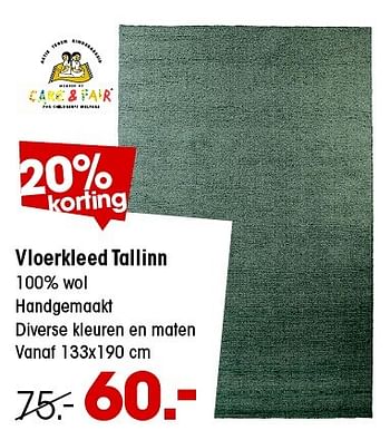Aanbiedingen Vloerkleed tallinn - Huismerk - Kwantum - Geldig van 16/03/2015 tot 29/03/2015 bij Kwantum
