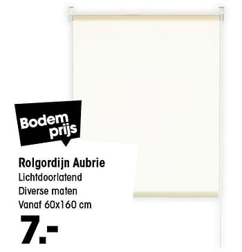 Aanbiedingen Rolgordijn aubrie - Huismerk - Kwantum - Geldig van 16/03/2015 tot 29/03/2015 bij Kwantum