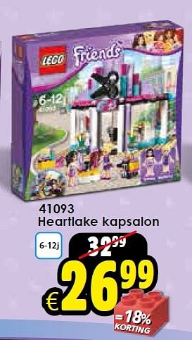 Aanbiedingen 41093 heartlake kapsalon - Lego - Geldig van 28/03/2015 tot 19/04/2015 bij ToyChamp