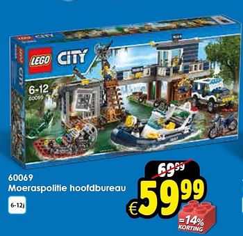 Aanbiedingen 60069 moeraspolitie hoofdbureau - Lego - Geldig van 28/03/2015 tot 19/04/2015 bij ToyChamp