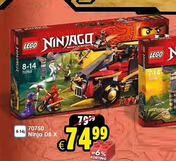Aanbiedingen 70750 ninja db x - Lego - Geldig van 28/03/2015 tot 19/04/2015 bij ToyChamp