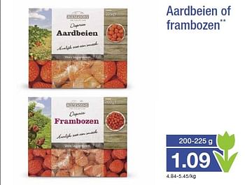Aanbiedingen Aardbeien of frambozen - Huismerk - Aldi - Geldig van 25/03/2015 tot 31/03/2015 bij Aldi