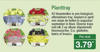 Aanbiedingen Planttray 45 bloembollen in een biologisch - Huismerk - Aldi - Geldig van 25/03/2015 tot 31/03/2015 bij Aldi