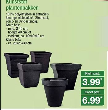 Aanbiedingen Kunststof plantenbakken - Huismerk - Aldi - Geldig van 25/03/2015 tot 31/03/2015 bij Aldi