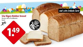Aanbiedingen Uw eigen bakker brood bruin, wit of volkoren heel - Huismerk - C1000 Supermarkten - Geldig van 25/03/2015 tot 31/03/2015 bij C1000