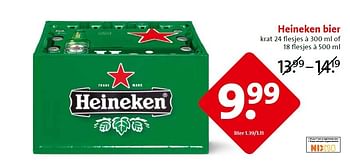 Aanbiedingen Heineken bier - Heineken - Geldig van 25/03/2015 tot 31/03/2015 bij C1000