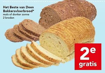 Aanbiedingen Het beste van deen bakkersvloerbrood - Huismerk deen supermarkt - Geldig van 29/03/2015 tot 03/04/2015 bij Deen Supermarkten