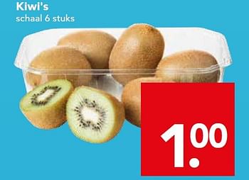 Aanbiedingen Kiwi`s - Huismerk deen supermarkt - Geldig van 29/03/2015 tot 03/04/2015 bij Deen Supermarkten