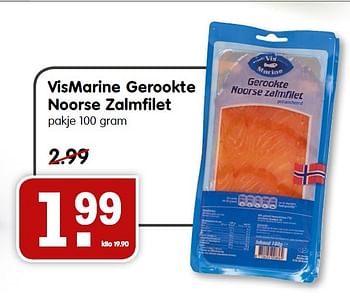 Aanbiedingen Vismarine gerookte noorse zalmfilet - Vismarine - Geldig van 29/03/2015 tot 03/04/2015 bij Em-té