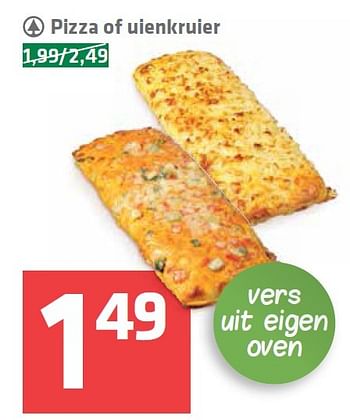 Aanbiedingen Pizza of uienkruier - Spar - Geldig van 26/03/2015 tot 01/04/2015 bij Spar
