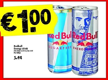Aanbiedingen Redbull energy drink - Red Bull - Geldig van 29/03/2015 tot 04/04/2015 bij Plus