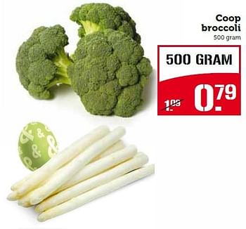 Aanbiedingen Coop broccoli - Huismerk - Coop - Geldig van 30/03/2015 tot 06/04/2015 bij Coop