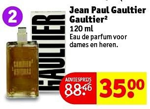 Aanbiedingen Jean paul gaultier gaultier2 - Jean Paul Gaultier - Geldig van 31/03/2015 tot 05/04/2015 bij Kruidvat