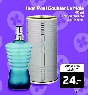 Aanbiedingen Jean paul gaultier le male - Jean Paul Gaultier - Geldig van 31/03/2015 tot 05/04/2015 bij Trekpleister