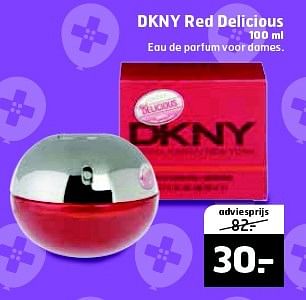 Aanbiedingen Dkny red delicious - DKNY - Geldig van 31/03/2015 tot 05/04/2015 bij Trekpleister