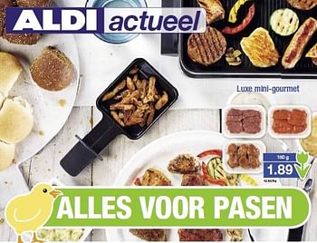 Aanbiedingen Luxe mini-gourmet - Huismerk - Aldi - Geldig van 01/04/2015 tot 07/04/2015 bij Aldi