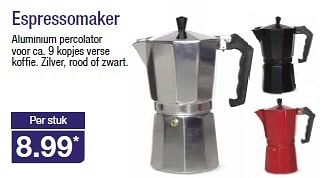 Aanbiedingen Espressomaker - Huismerk - Aldi - Geldig van 01/04/2015 tot 07/04/2015 bij Aldi