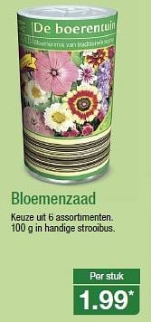 Aanbiedingen Bloemenzaad - Huismerk - Aldi - Geldig van 01/04/2015 tot 07/04/2015 bij Aldi