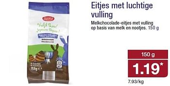 Aanbiedingen Eitjes met luchtige vulling - Huismerk - Aldi - Geldig van 01/04/2015 tot 07/04/2015 bij Aldi