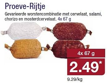 Aanbiedingen Proeve-rijtje - Huismerk - Aldi - Geldig van 01/04/2015 tot 07/04/2015 bij Aldi